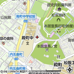 三重県松阪市殿町1525-8周辺の地図