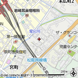 三重県松阪市末広町1丁目270周辺の地図