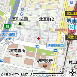 冨紗家堺東店周辺の地図