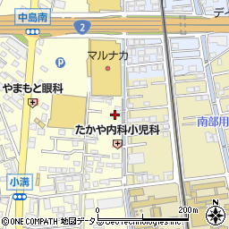 岡山県倉敷市中島2772周辺の地図