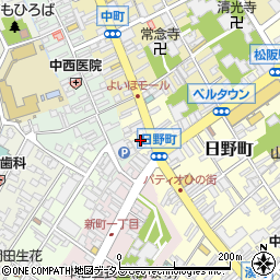 松阪市役所　産業文化部商工政策課産業支援センター周辺の地図