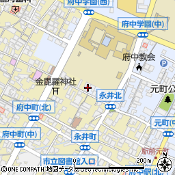 広島県府中市元町569周辺の地図