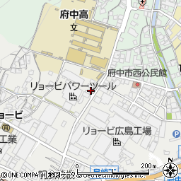 広島県府中市目崎町687周辺の地図