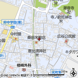 広島県府中市元町243周辺の地図