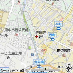 広島県府中市府中町822周辺の地図