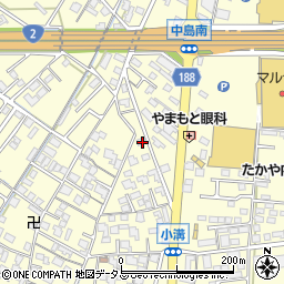 岡山県倉敷市中島2184周辺の地図