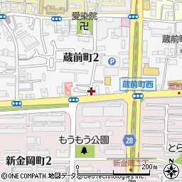 タイムズ堺蔵前町駐車場周辺の地図