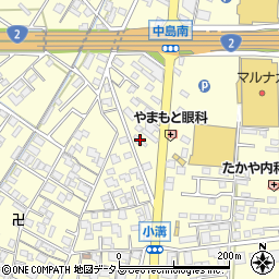 岡山県倉敷市中島2191周辺の地図