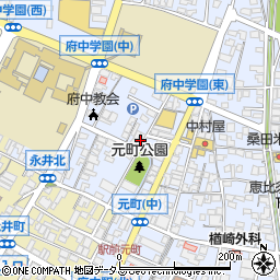 広島県府中市元町544周辺の地図
