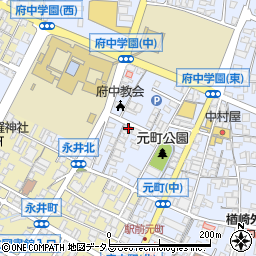 広島県府中市元町555周辺の地図