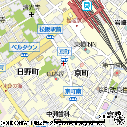 三重県松阪市京町214-8周辺の地図