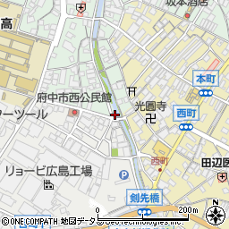 広島県府中市出口町1083周辺の地図