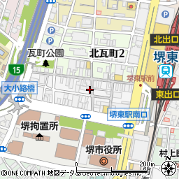 海鮮和食居酒屋 源平水軍 堺東周辺の地図