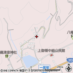 広島県福山市神辺町上御領1218周辺の地図