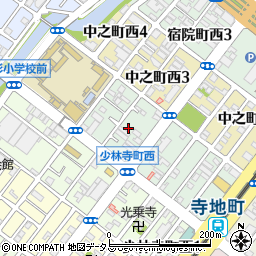 大阪府堺市堺区寺地町西周辺の地図