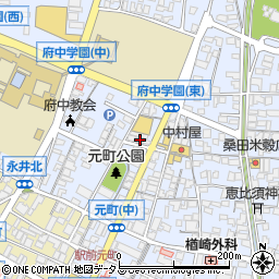 広島県府中市元町498周辺の地図