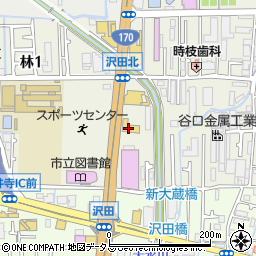 日産大阪販売藤井寺店周辺の地図