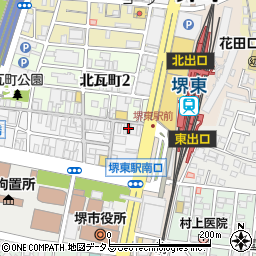 カレーハウスＣｏＣｏ壱番屋南海堺東駅前店周辺の地図