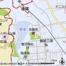 念願寺周辺の地図