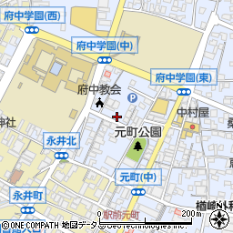 広島県府中市元町542周辺の地図