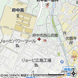 広島県府中市目崎町690周辺の地図