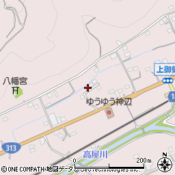 広島県福山市神辺町上御領1360周辺の地図