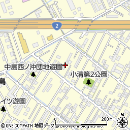 岡山県倉敷市中島1746周辺の地図