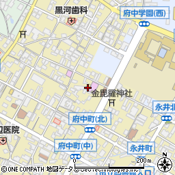 広島県府中市府中町557周辺の地図