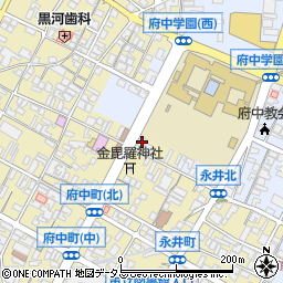 広島県府中市府中町甲周辺の地図
