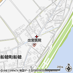 岡山県倉敷市船穂町船穂1445周辺の地図