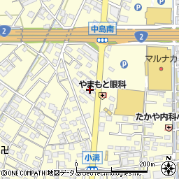 岡山県倉敷市中島2193周辺の地図