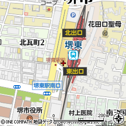 成城石井堺東店周辺の地図