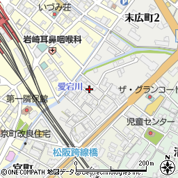 三重県松阪市末広町1丁目249周辺の地図