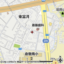 オッペン化粧品倉敷大高営業所周辺の地図