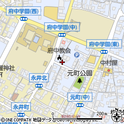 広島県府中市元町546周辺の地図