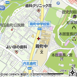 三重県松阪市内五曲町45周辺の地図