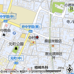 広島県府中市元町377周辺の地図
