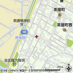 岡山県倉敷市茶屋町152周辺の地図