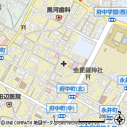 広島県府中市府中町575周辺の地図