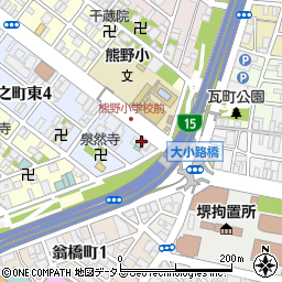 東横ＩＮＮ堺東駅周辺の地図