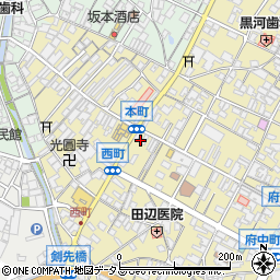 広島県府中市府中町747周辺の地図