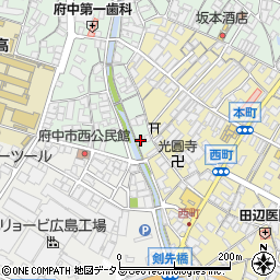 広島県府中市出口町1085周辺の地図