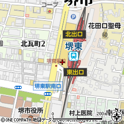 大阪府堺市堺区三国ヶ丘御幸通周辺の地図