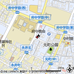広島県府中市元町541周辺の地図