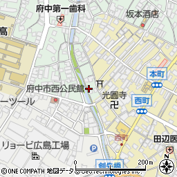 広島県府中市出口町1086周辺の地図