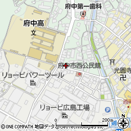 広島県府中市出口町1075周辺の地図