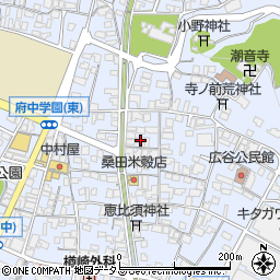 広島県府中市元町254周辺の地図