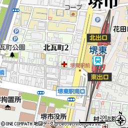 和 堺東駅前店周辺の地図