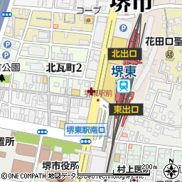ル クロワッサン 堺東店周辺の地図