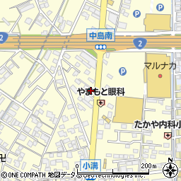 岡山県倉敷市中島2194周辺の地図